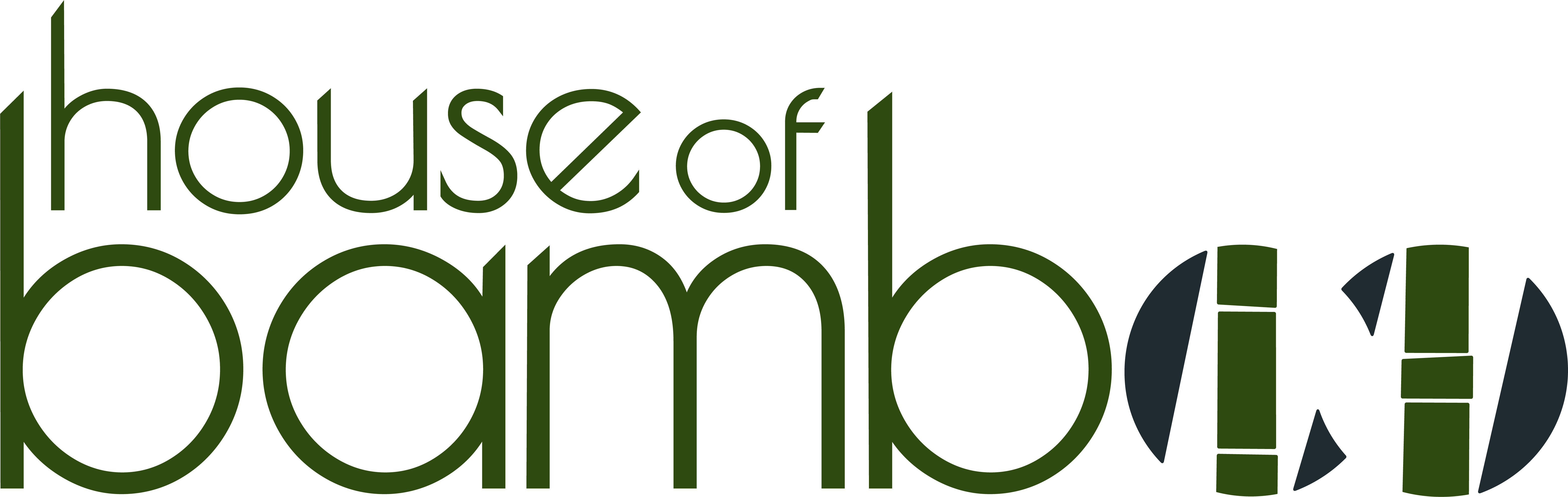 House of Bamboo Logo Green Long