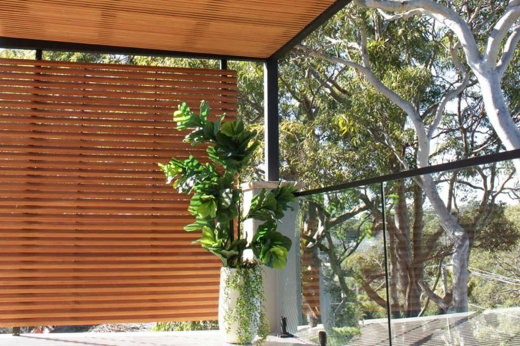 Balcony Shading and Privacy - Engineered Bamboo