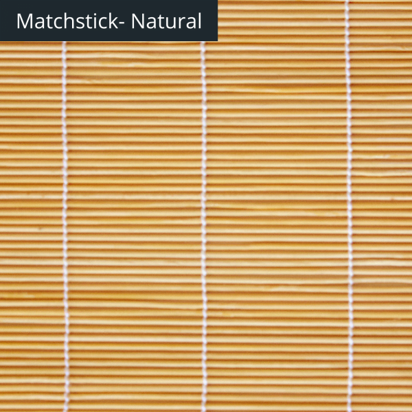 Premium Bamboo Blinds - Matchstick Natural