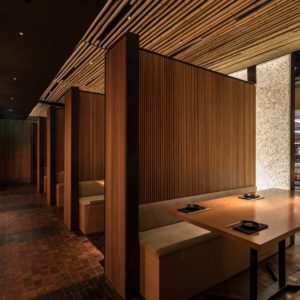 Modern Bamboo Cladding - Fine Dining