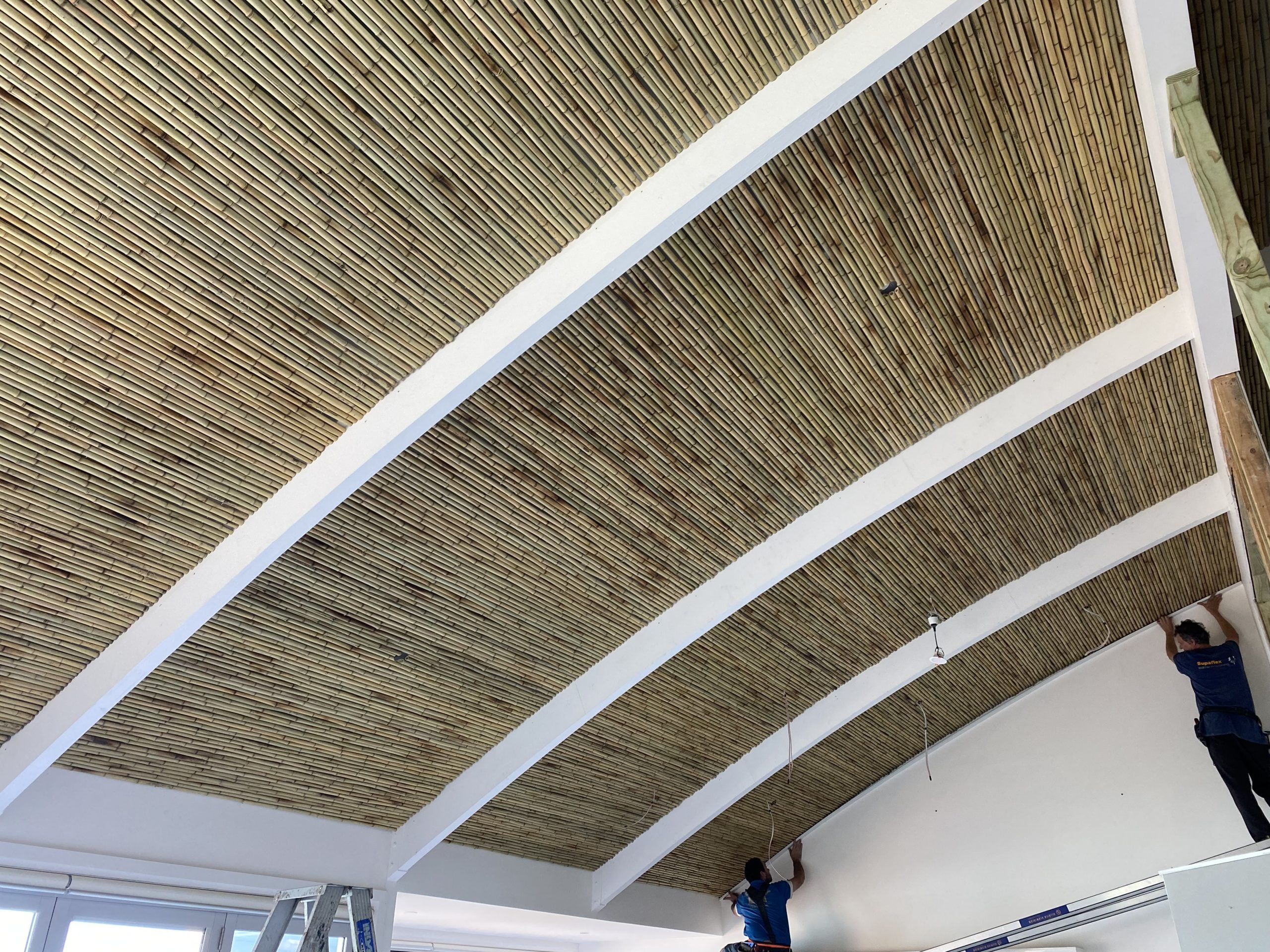 Curved Bamboo Ceiling