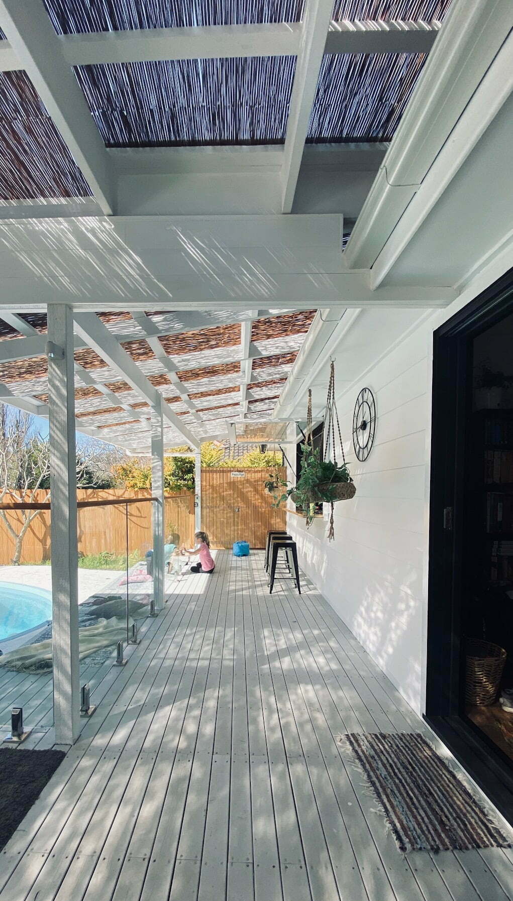 Porch With Natureed Shading