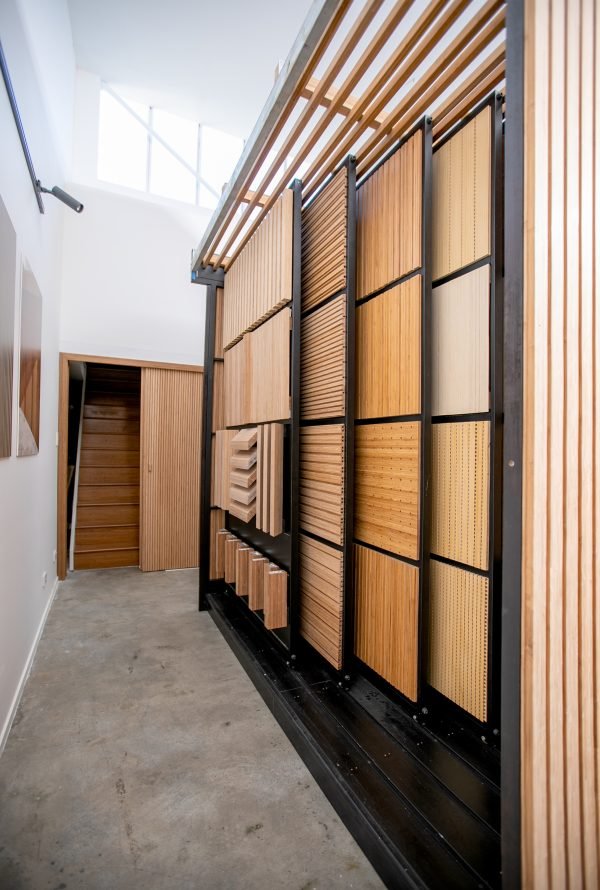 Laminated Bamboo Panels and Veneers Display